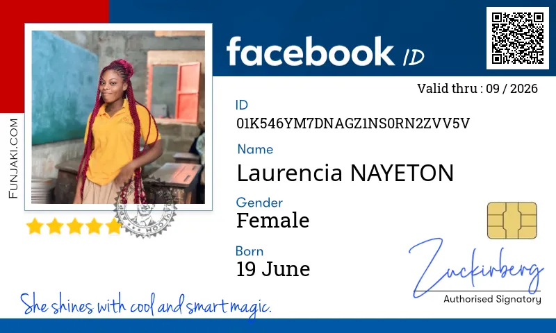 Facebook ID Card