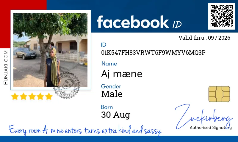 Facebook ID Card