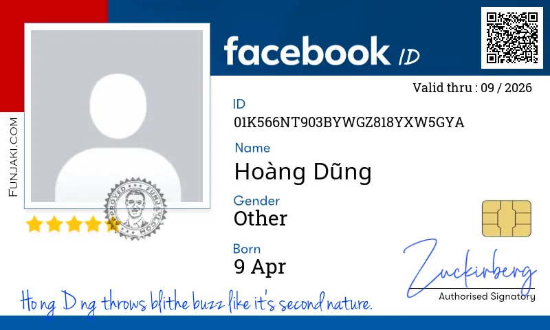 Facebook ID Card