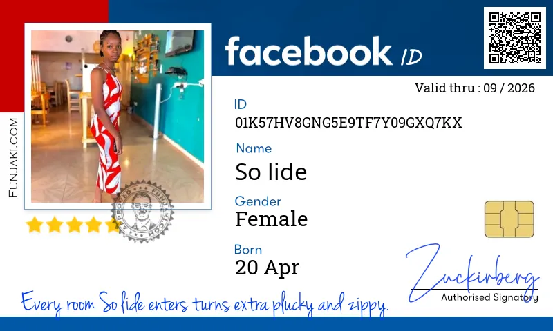 Facebook ID Card