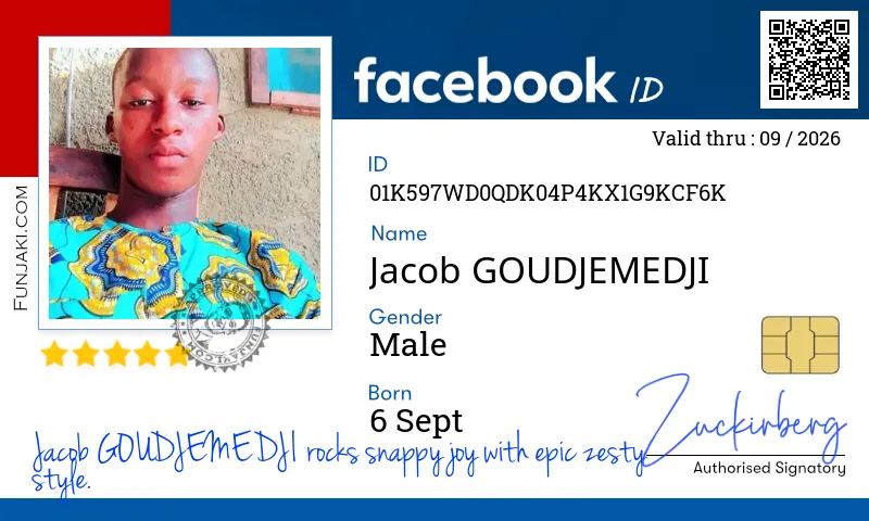 Facebook ID Card
