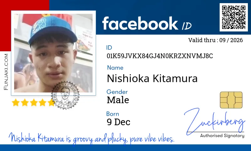 Facebook ID Card