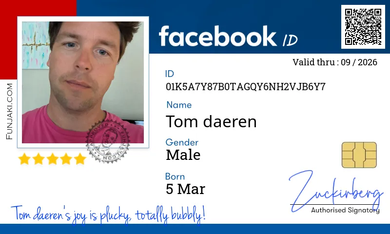 Facebook ID Card
