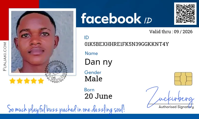 Facebook ID Card