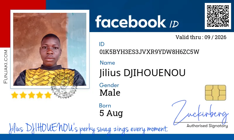Facebook ID Card