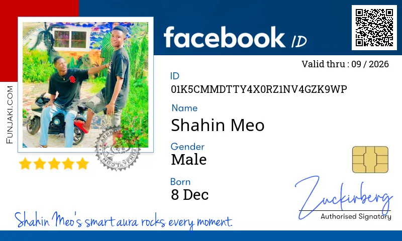 Facebook ID Card