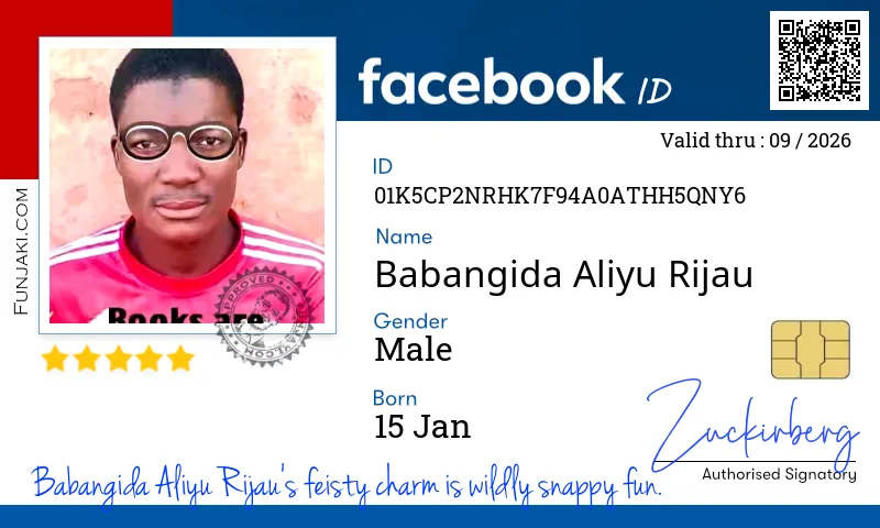 Facebook ID Card