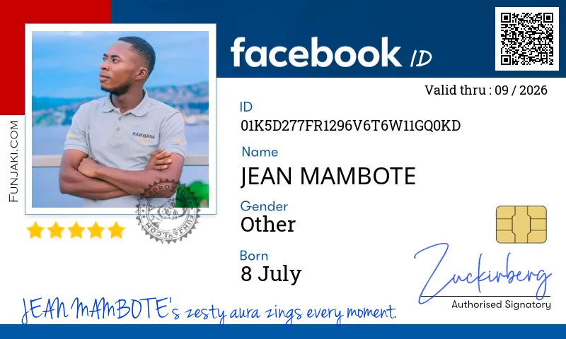 Facebook ID Card