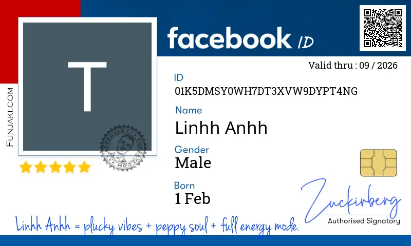 Facebook ID Card