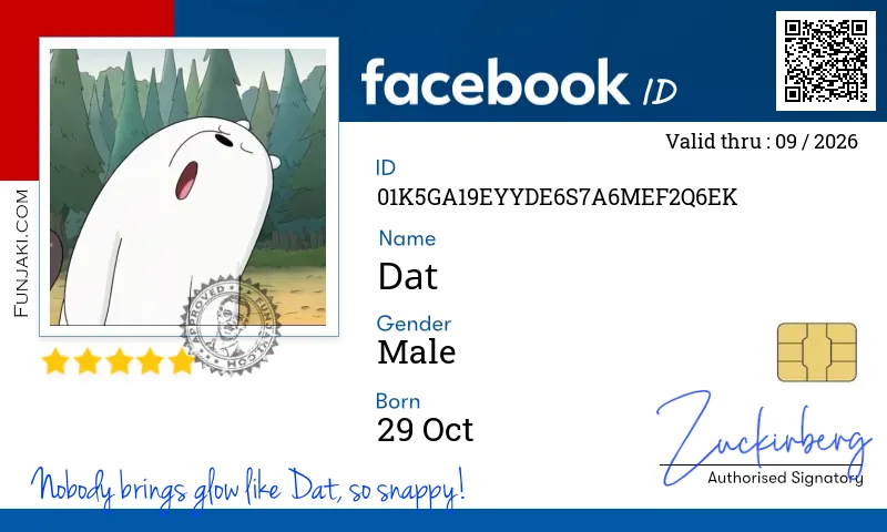 Facebook ID Card