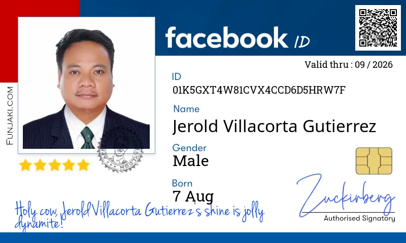 Facebook ID Card