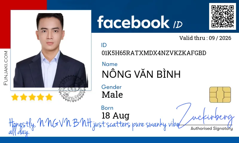 Facebook ID Card