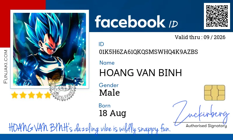Facebook ID Card