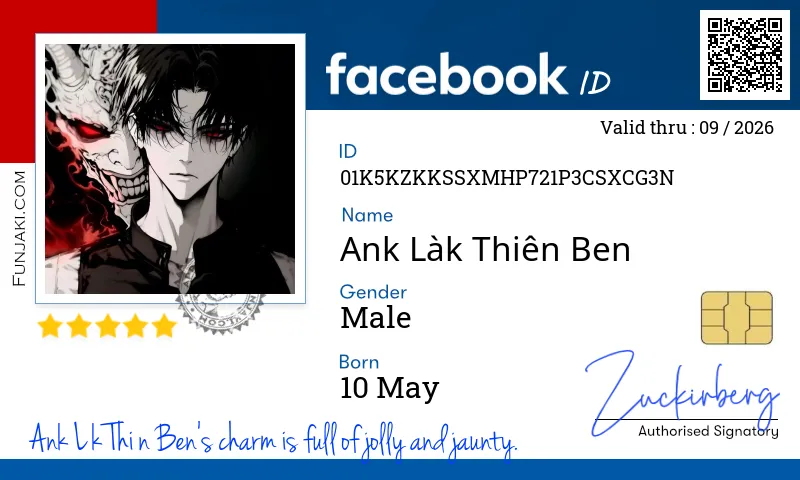 Facebook ID Card