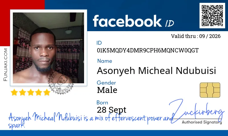 Facebook ID Card