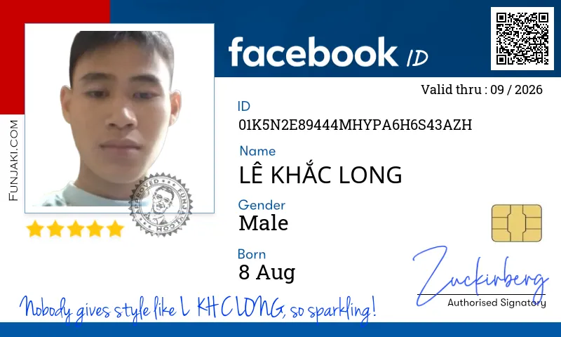 Facebook ID Card
