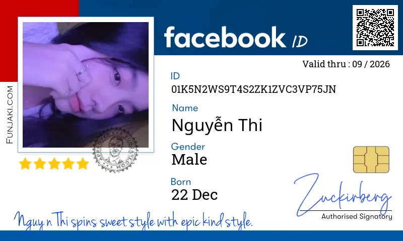 Facebook ID Card
