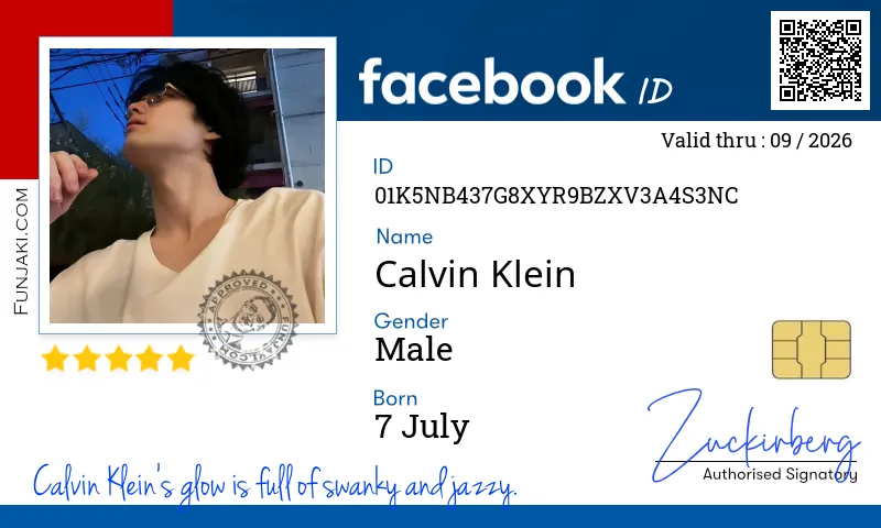 Facebook ID Card