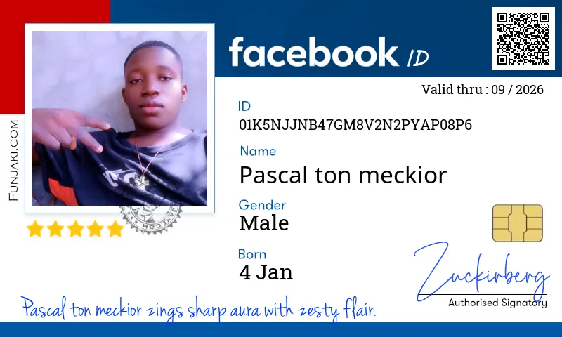 Facebook ID Card