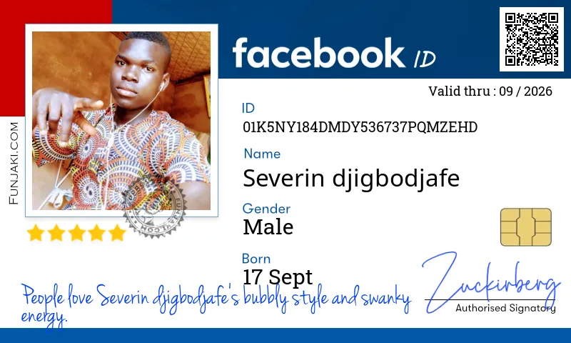 Facebook ID Card