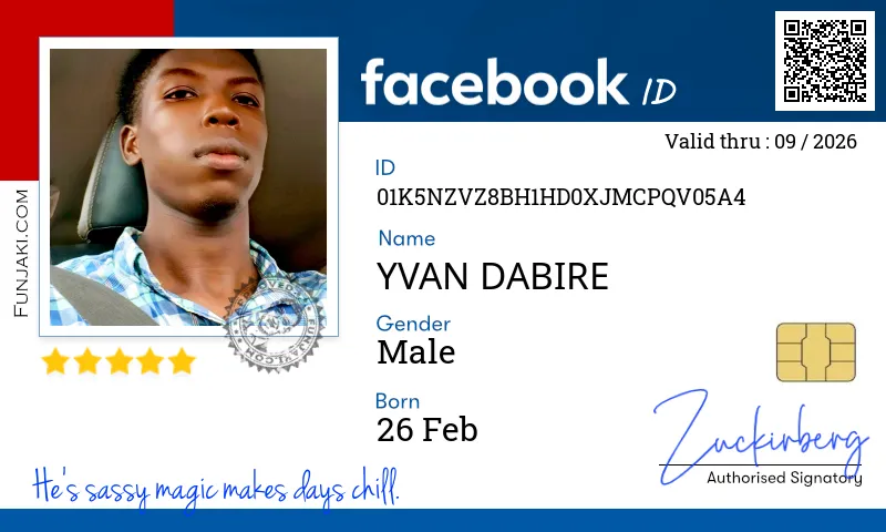 Facebook ID Card
