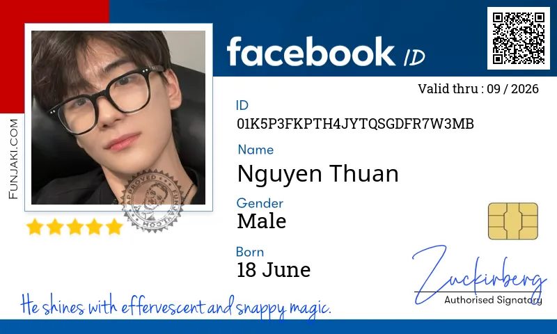 Facebook ID Card