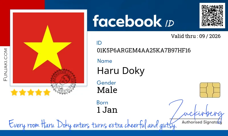 Facebook ID Card
