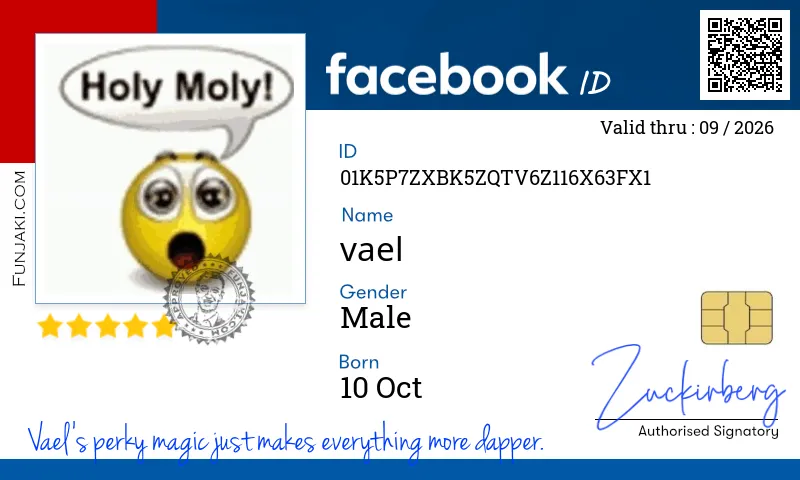 Facebook ID Card