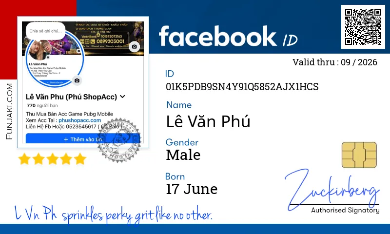 Facebook ID Card