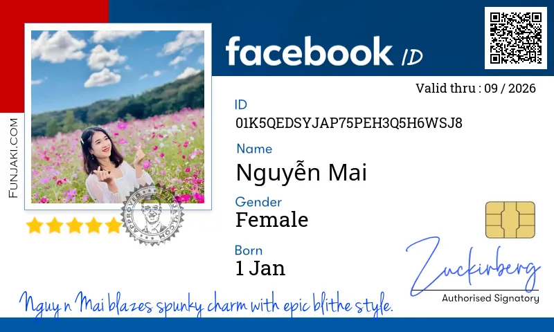 Facebook ID Card