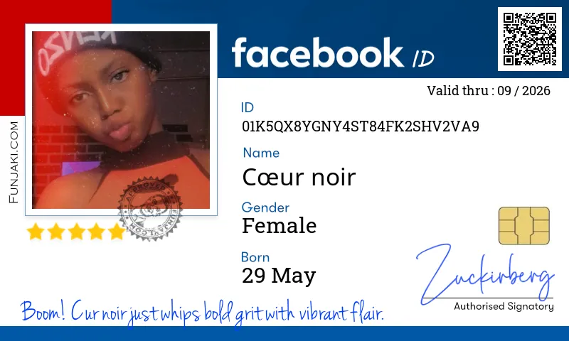 Facebook ID Card