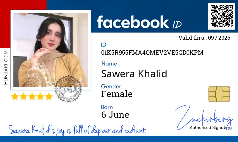 Facebook ID Card