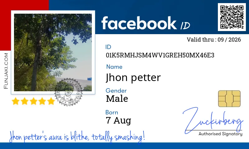 Facebook ID Card