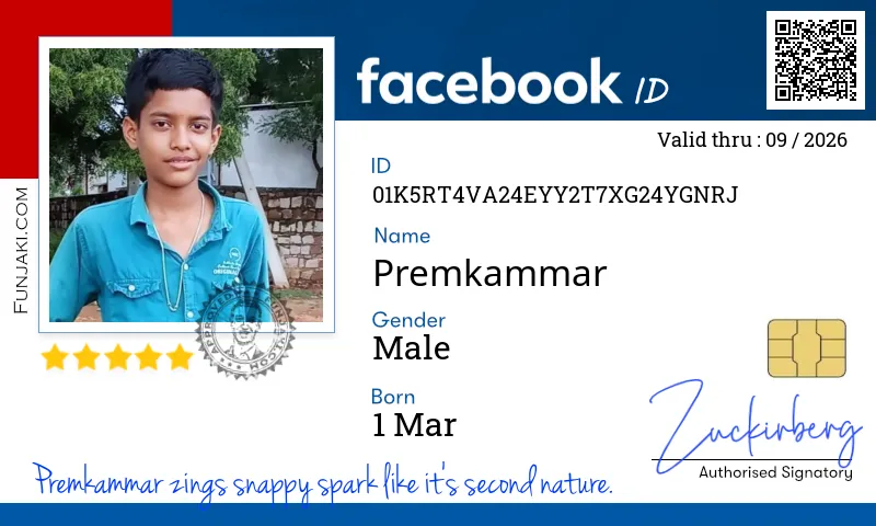 Facebook ID Card