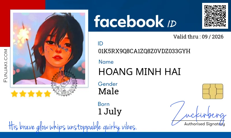 Facebook ID Card