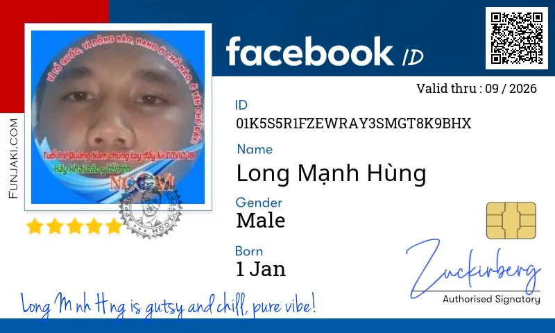 Facebook ID Card