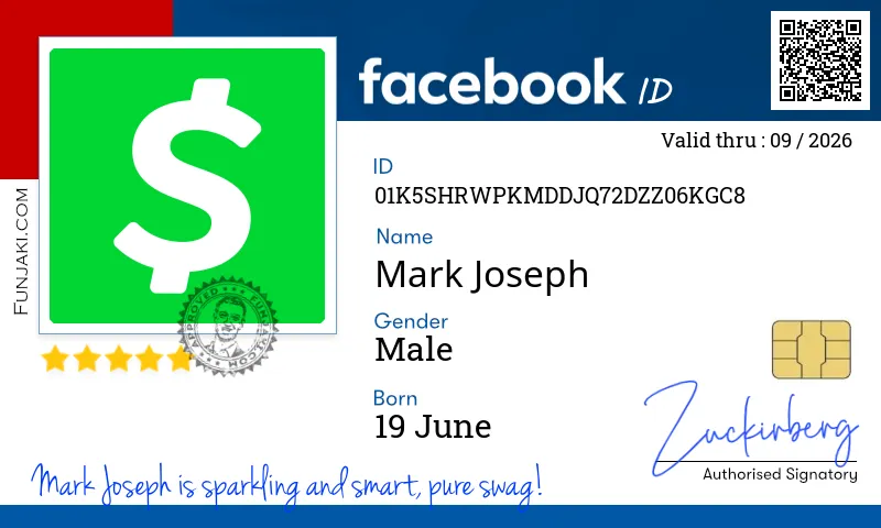 Facebook ID Card
