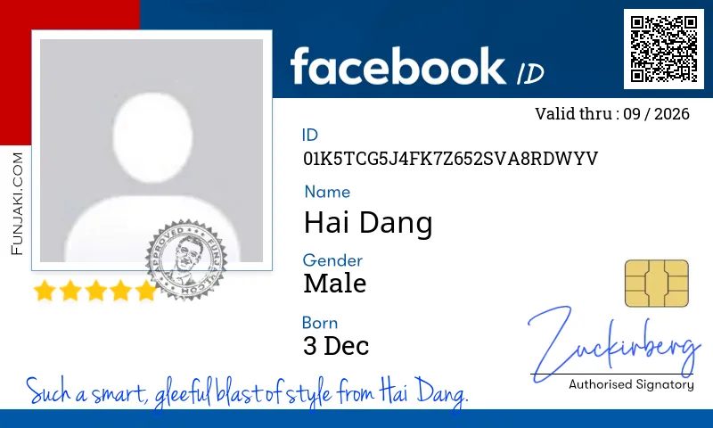 Facebook ID Card
