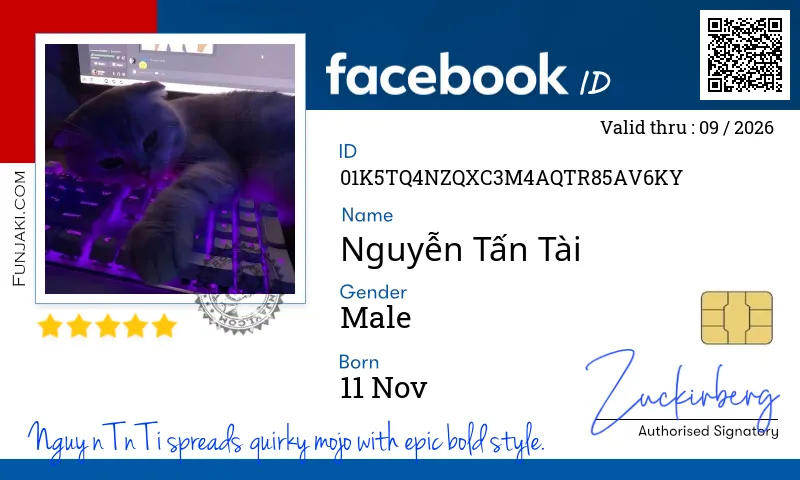 Facebook ID Card