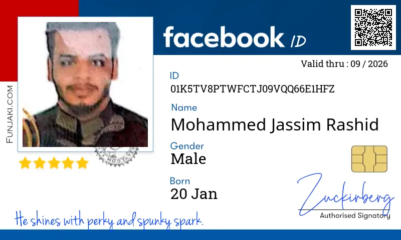 Facebook ID Card