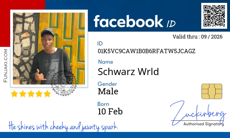 Facebook ID Card