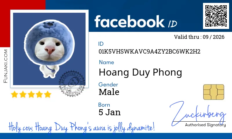 Facebook ID Card