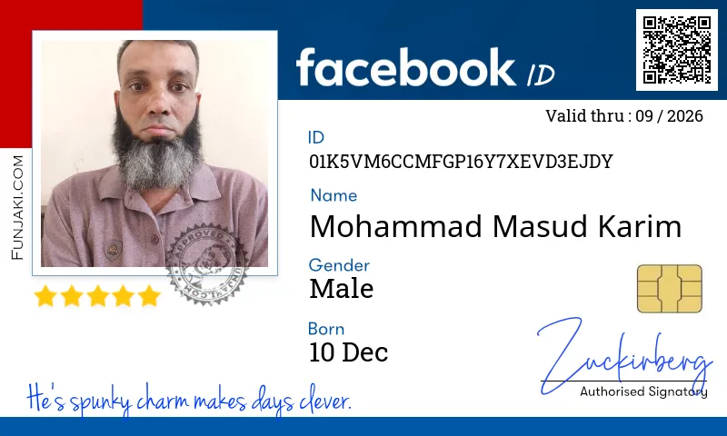 Facebook ID Card