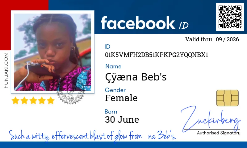 Facebook ID Card