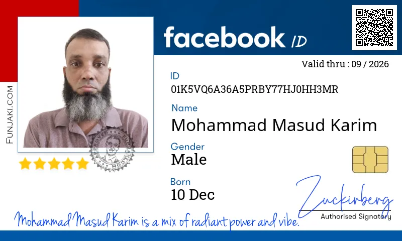 Facebook ID Card