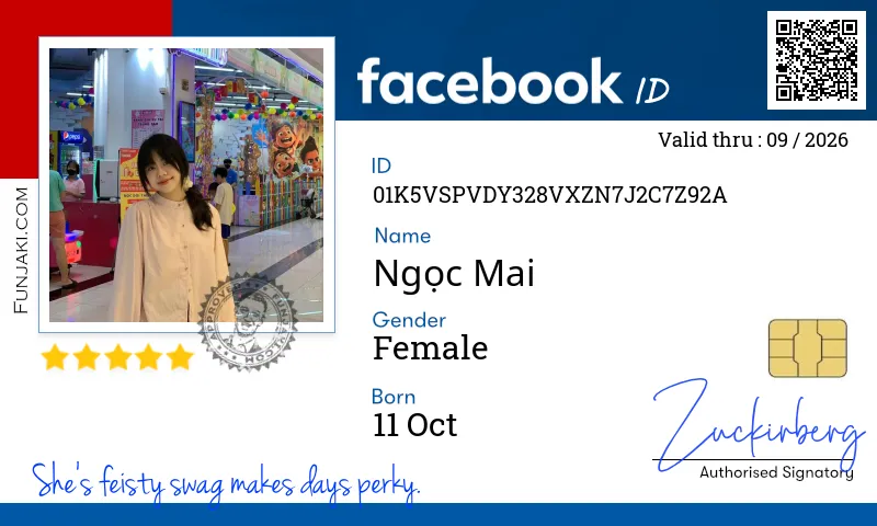 Facebook ID Card