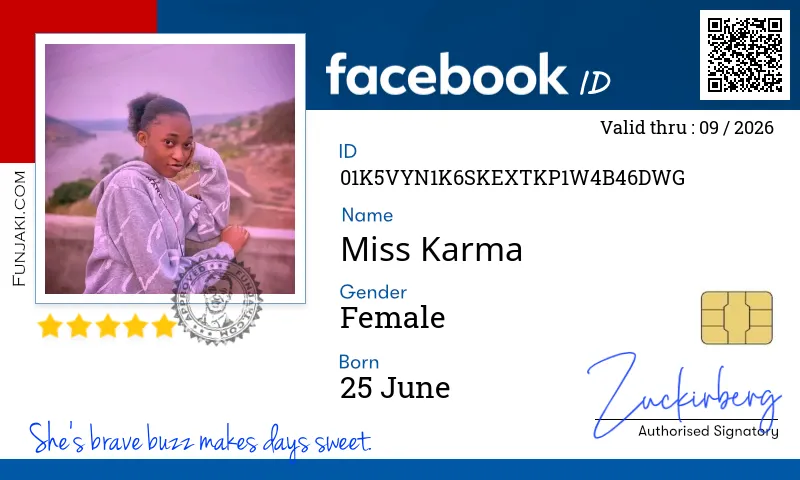 Facebook ID Card