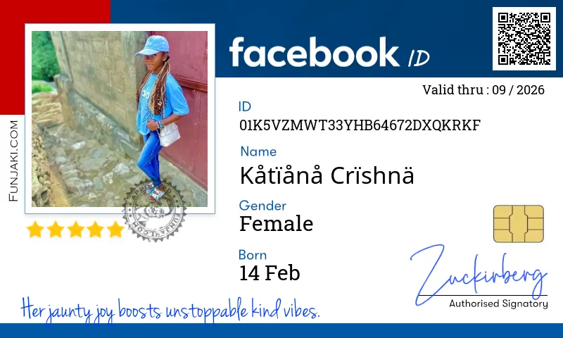 Facebook ID Card
