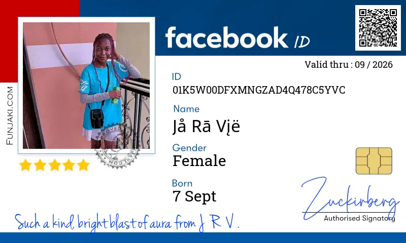 Facebook ID Card