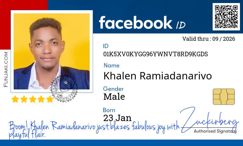 Facebook ID Card
